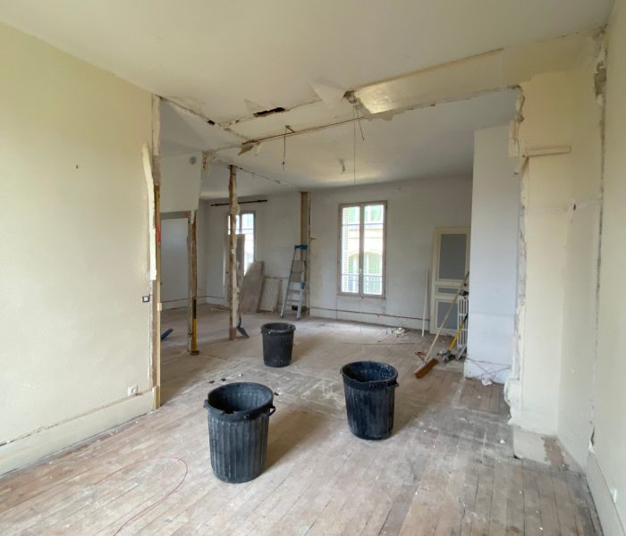 Rénovation et agrandissement d'une maison de maître en centre ville d'Orléans