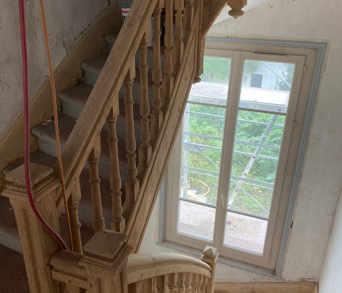 Rénovation et agrandissement d'une maison de maître en centre ville d'Orléans