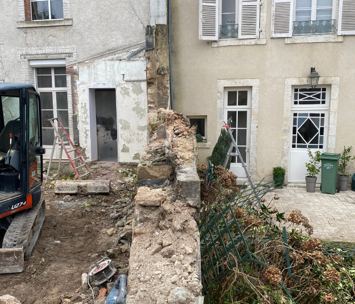 Rénovation et agrandissement d'une maison de maître en centre ville d'Orléans