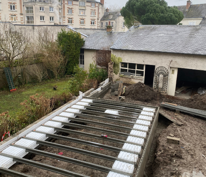 Rénovation et agrandissement d'une maison de maître en centre ville d'Orléans