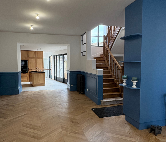 Rénovation et agrandissement d'une maison de maître en centre ville d'Orléans