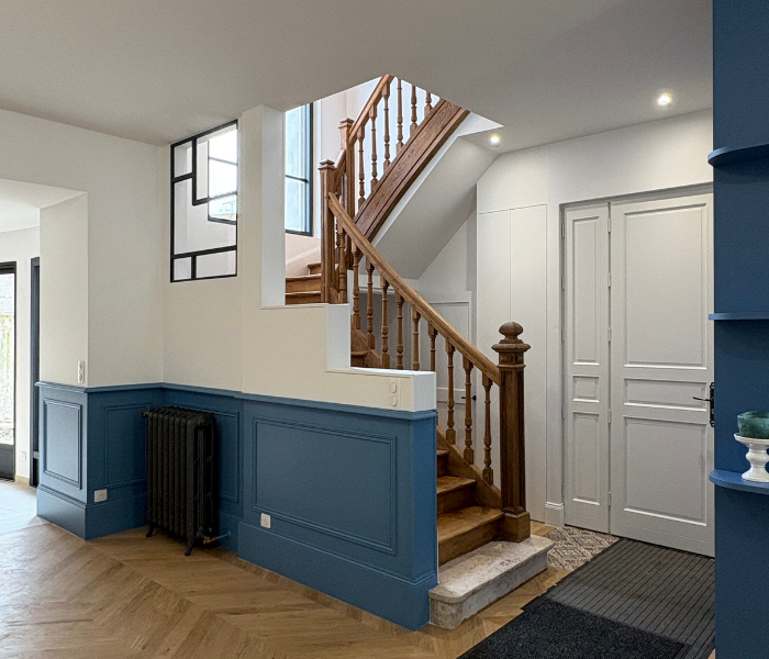 Rénovation et agrandissement d'une maison de maître en centre ville d'Orléans