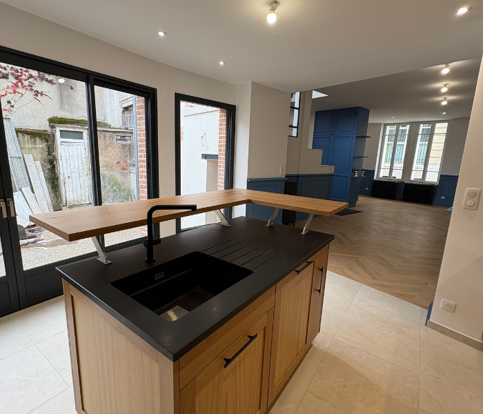 Rénovation et agrandissement d'une maison de maître en centre ville d'Orléans