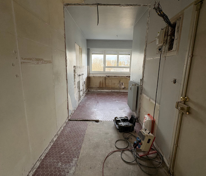 Maitre d'Œuvre Constans - Rénovation d'un appartement de 87m² sur les quais de Loire à Orléans