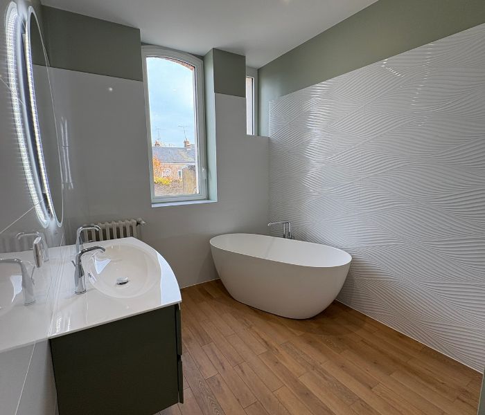 Rénovation et agrandissement d'une maison de maître en centre ville d'Orléans