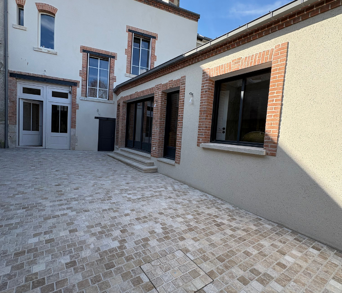 Rénovation et agrandissement d'une maison de maître en centre ville d'Orléans