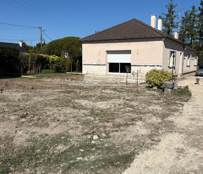 Maitre d'Œuvre Constans - Extension et rénovation d'une maison individuelle en Eure et Loir