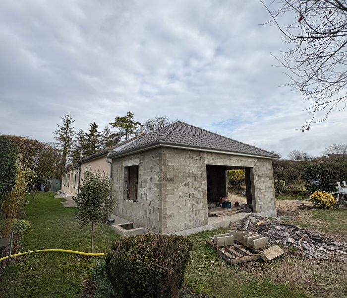 Maitre d'Œuvre Constans - Extension et rénovation d'une maison individuelle en Eure et Loir