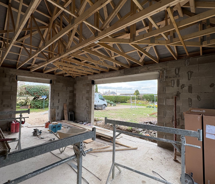 Maitre d'Œuvre Constans - Extension et rénovation d'une maison individuelle en Eure et Loir