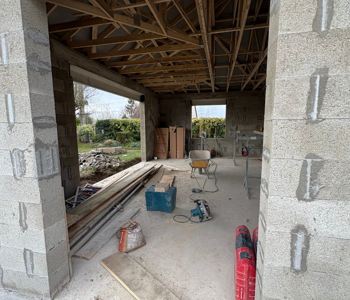 Maitre d'Œuvre Constans - Extension et rénovation d'une maison individuelle en Eure et Loir