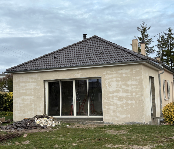 Maitre d'Œuvre Constans - Extension et rénovation d'une maison individuelle en Eure et Loir