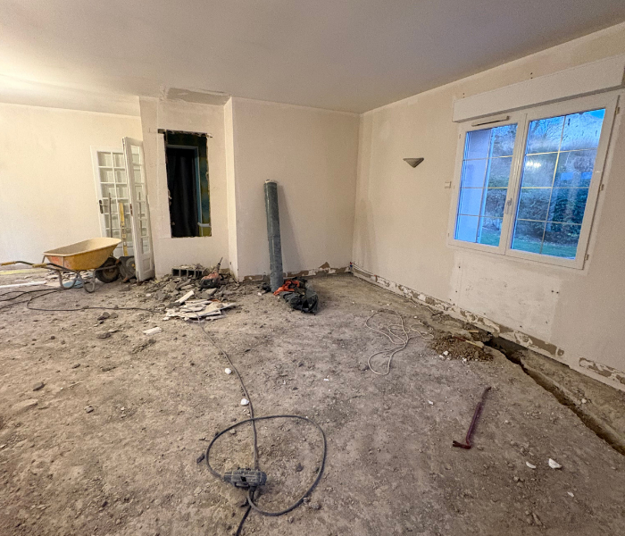 Maitre d'Œuvre Constans - Extension et rénovation d'une maison individuelle en Eure et Loir