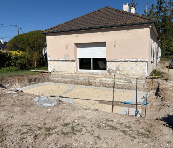 Maitre d'Œuvre Constans - Extension et rénovation d'une maison individuelle en Eure et Loir