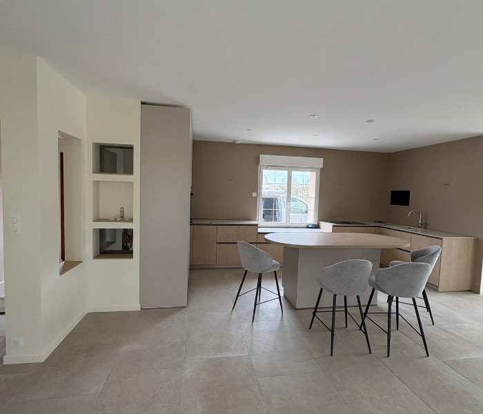 Maitre d'Œuvre Constans - Extension et rénovation d'une maison individuelle en Eure et Loir