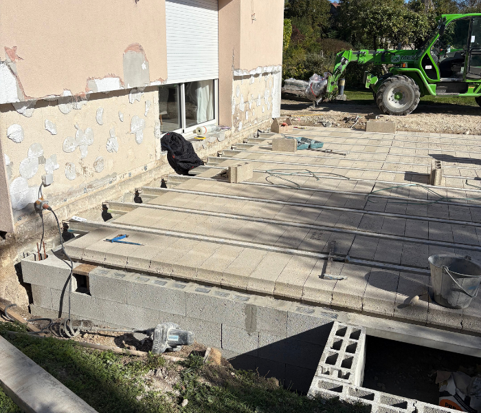 Maitre d'Œuvre Constans - Extension et rénovation d'une maison individuelle en Eure et Loir