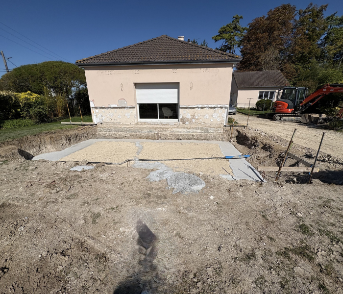 Maitre d'Œuvre Constans - Extension et rénovation d'une maison individuelle en Eure et Loir