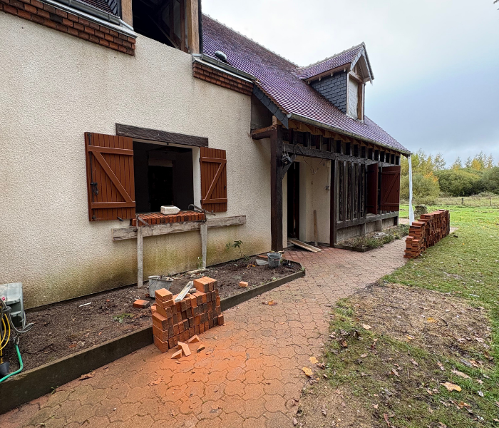 Maitre d'Œuvre Constans - Rénovation d'une maison en Sologne