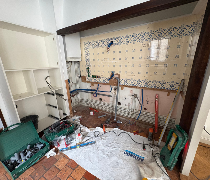 Maitre d'Oeuvre Constans - Rénovation d'intérieur d'une maison en centre ville de Beaugency