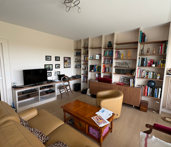 Maitre d'Œuvre Constans - Rénovation d'un appartement de 87m² sur les quais de Loire à Orléans