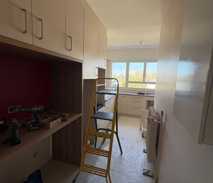 Maitre d'Œuvre Constans - Rénovation d'un appartement de 87m² sur les quais de Loire à Orléans